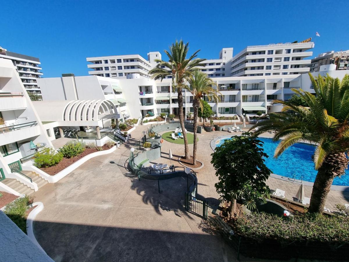 Apartment Casa Palmera Only 150 Meters To The Beach, Heated Pool, Wifi, Sat-Tv, Balcony With Poolview Arona  Dış mekan fotoğraf